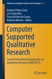 book Computer Supported Qualitative Research : Second International Symposium on Qualitative Research (ISQR 2017)