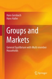 book Groups and Markets : General Equilibrium with Multi-member Households