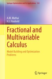 book Fractional and Multivariable Calculus : Model Building and Optimization Problems