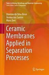 book Ceramic membranes applied in separation processes