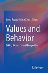 book Values and behavior : taking a cross cultural perspective