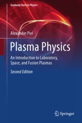 book Plasma physics : an introduction to laboratory, space, and fusion plasmas