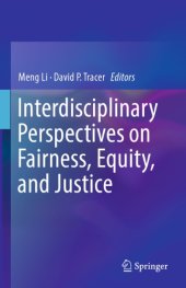 book Interdisciplinary perspectives on fairness, equity, and justice