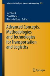 book Advanced concepts, methodologies and technologies for transportation and logistics