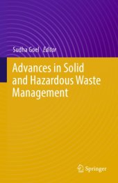 book Advances in Solid and Hazardous Waste Management