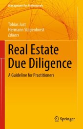 book Real Estate Due Diligence: A Guideline for Practitioners