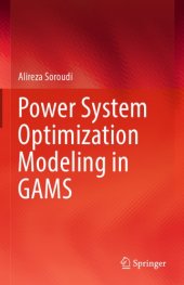 book Power system optimization modeling in GAMS