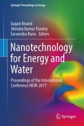 book Nanotechnology for energy and water : proceedings of the International Conference NEW-2017