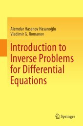 book Introduction to Inverse Problems for Differential Equations