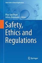 book Safety, ethics and regulations