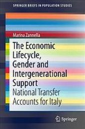 book The economic lifecycle, gender and intergenerational support : national transfer accounts for Italy