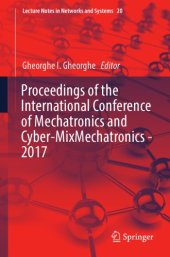 book Proceedings of the International Conference of Mechatronics and Cyber-MixMechatronics - 2017