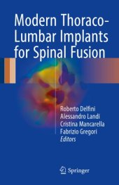 book Modern Thoraco-Lumbar Implants for Spinal Fusion