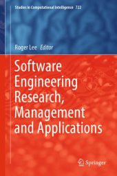 book Software engineering research, management and applications