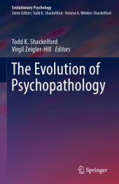 book The Evolution of Psychopathology