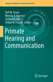 book Primate hearing and communication