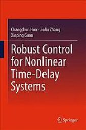 book Robust control for nonlinear time-delay systems