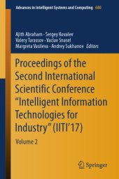 book Proceedings of the Second International Scientific Conference "Intelligent Information Technologies for Industry" (IITI'17). Volume 2