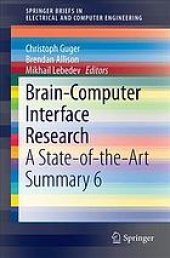 book Brain-computer interface research : a state-of-the-art summary 6