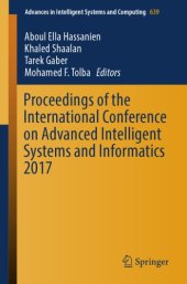 book Proceedings of the International Conference on Advanced Intelligent Systems and Informatics 2017