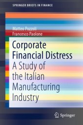 book Corporate financial distress : a study of the Italian manufacturing industry