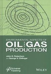 book Environmental aspects of oil and gas production