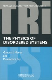 book The Physics of Disordered Systems