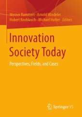 book Innovation society today : perspectives, fields, and cases