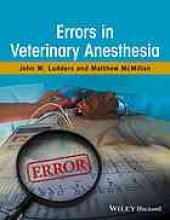 book Errors in veterinary anesthesia