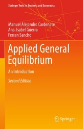 book Applied General Equilibrium : An Introduction