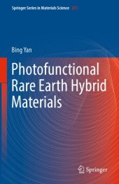 book Photofunctional rare earth hybrid materials