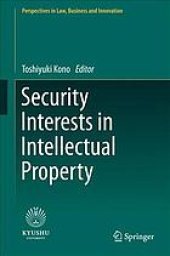 book Security interests in intellectual property