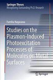 book Studies on the plasmon-induced photoexcitation processes of molecules on metal surfaces