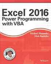 book Excel 2016 Power Programming with VBA