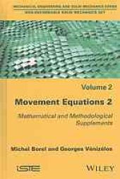 book Movement equations. 2, Mathematical and methodological supplements