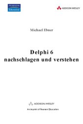 book Delphi 6 nachschlagen und verstehen