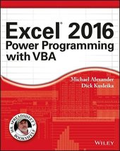 book Excel 2016 Power Programming with VBA