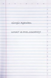 book What Is Philosophy?