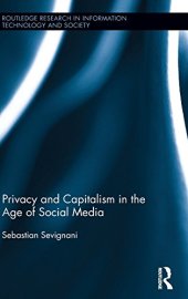 book Privacy and Capitalism in the Age of Social Media