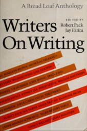 book Writers on Writing_ A Breadloaf Anthology