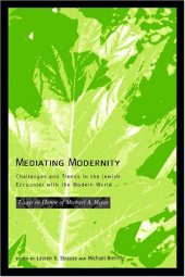 book Mediating Modernity: Challenges and Trends in the Jewish Encounter with the Modern World