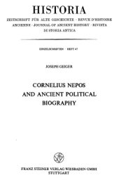 book Cornelius Nepos and ancient political biography