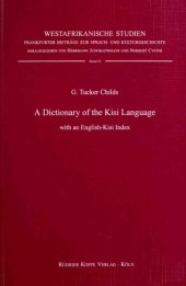 book A dictionary of the Kisi language: with an English-Kisi index