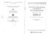 book DSM-5. Manuale diagnostico e statistico dei disturbi mentali