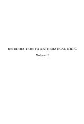 book Introduction to Mathematical Logic