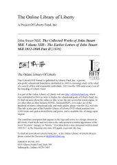 book The Earlier Letters of John Stuart Mill 1812-1848: Volumes XII-XIII Part II [1838]