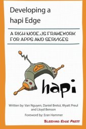 book Developing  a hapi Edge: A rich Node.js framework for apps and services