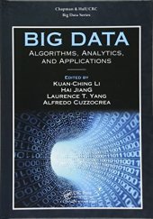 book Big Data: Algorithms, Analytics, and Applications