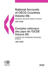 book National accounts of OECD countries, 1997-2008 = Comptes nationaux des pays de l’OCDE, 1997-2008.