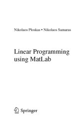 book Linear Programming using MatLab